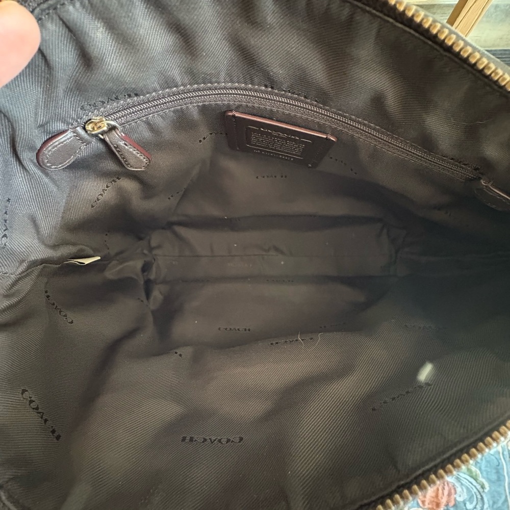 Coach Prairie Satchel in Signature Jacquard | 58875 | Brown Hangtag | GUC - Picture 8 of 11